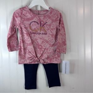 Calvin Klein Jeans 2-Piece Set for Infant Girls 18M - New With Tags